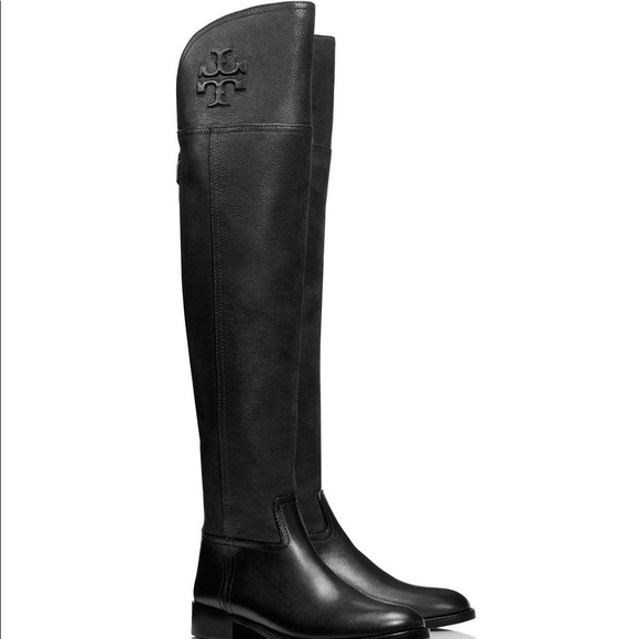 TORY BURCH SIMONE RIDING BOOTS - Picture 1 of 4